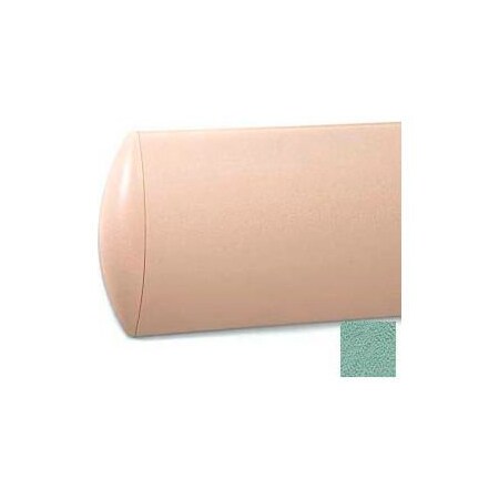 Pawling Crescent Shaped Wall Guard W/Rec. Plastic Clip Retainer System, 8"H x 12'L, Pale Jade WG-7C-12-376